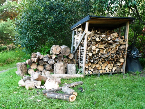 Wood pile